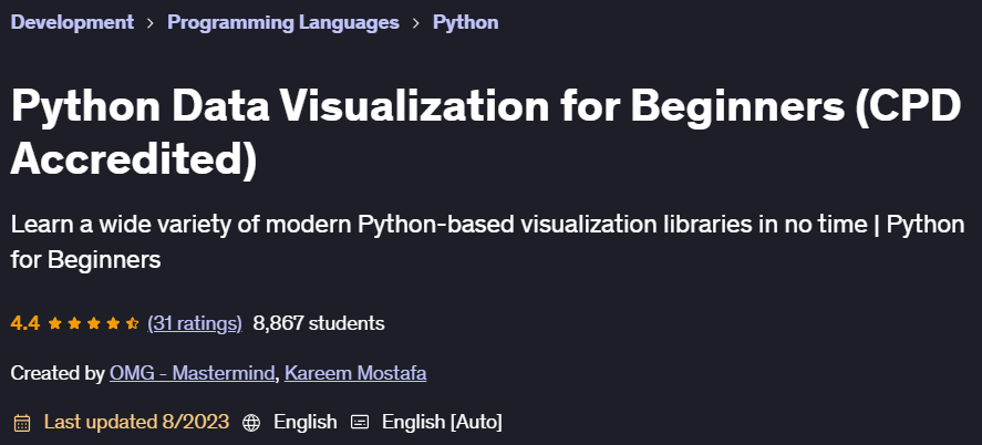 Pictures · Python Data Visualization for Beginners (CPD Accredited) 2023-8