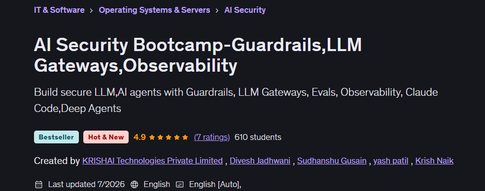 Pictures · AI Security Bootcamp-Guardrails,LLM Gateways,Observability 2026-7