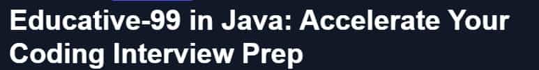 Pictures · Educative-99 in Java: Accelerate Your Coding Interview Prep 2024-9
