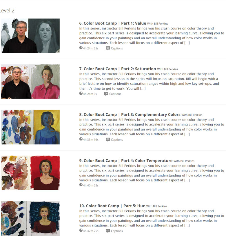 Course topics · New Masters Academy — Color Theory Bootcamp 2023-10