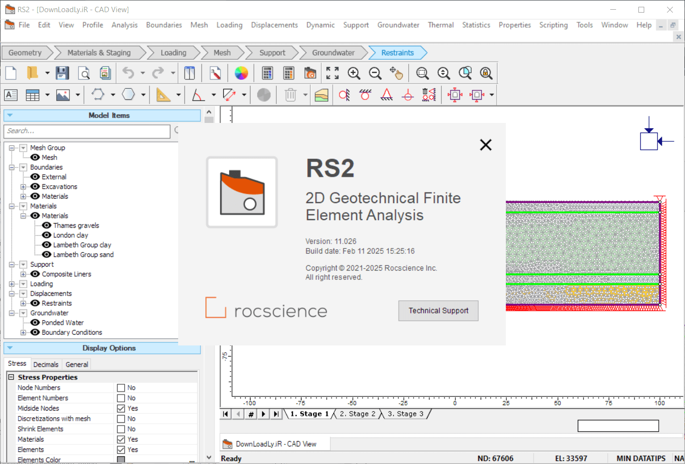 Pictures · Rocscience RS2 v11.0 x64