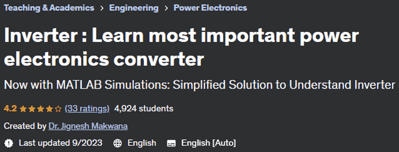 Pictures · Udemy — Inverter : Learn most important power electronics converter 2020-11