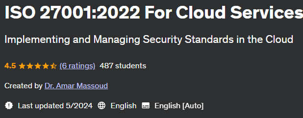 Pictures · ISO 27001:2022 For Cloud Services 2024-5