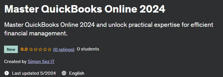 Pictures · Udemy — Master QuickBooks Online 2024 2024-4