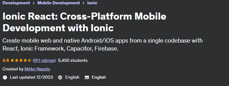 Pictures · Ionic React: Cross-Platform Mobile Development with Ionic 2023-9