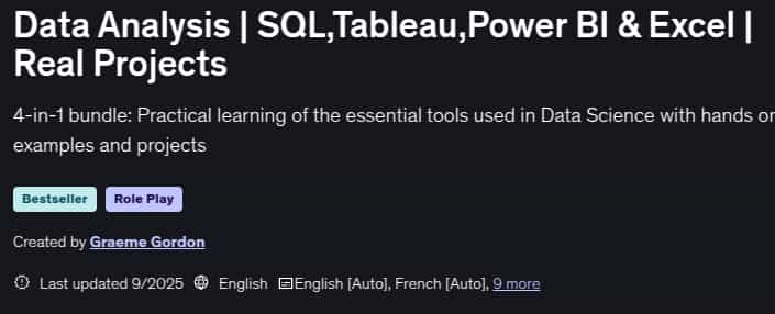 Pictures · Data Analysis | SQL,Tableau,Power BI & Excel | Real Projects 2025-9