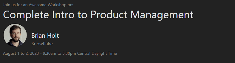 Pictures · Frontend Masters — Complete Intro to Product Management 2023-8