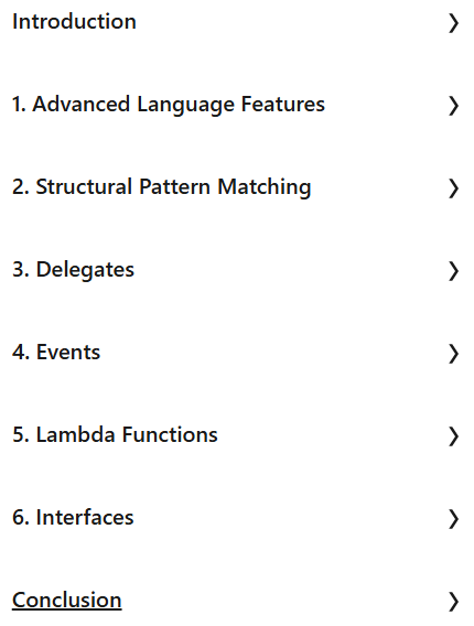 Course topics · LinkedIn — Advanced C# Programming Concepts 2025-6