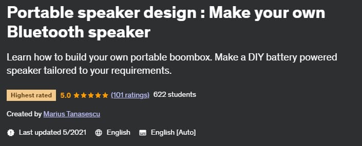 Pictures · Udemy — Portable speaker design : Make your own Bluetooth speaker 2020-12