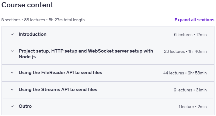 موضوعات الدورة · بروتوكول WebSockets – دورة نقل الملفات 2025-11