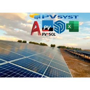 Complete Solar Energy SketchUp,PVsyst, PVsol Premium,AutoCAD 2024-5