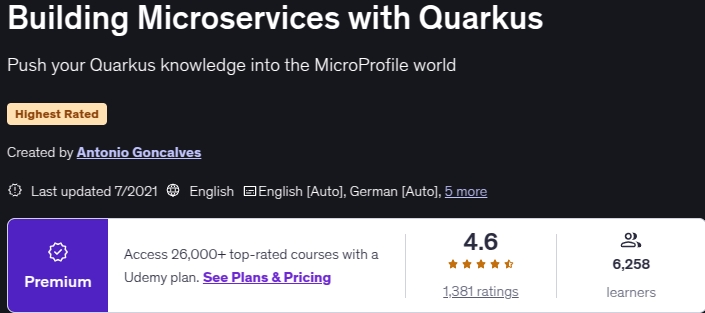 Pictures · Building Microservices with Quarkus 2021-7