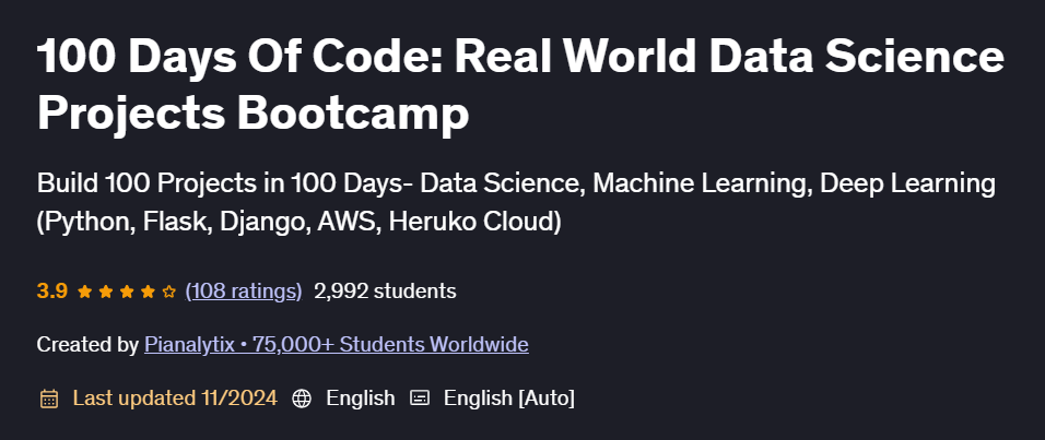 Pictures · Udemy — 100 Days Of Code: Real World Data Science Projects Bootcamp 2024-11