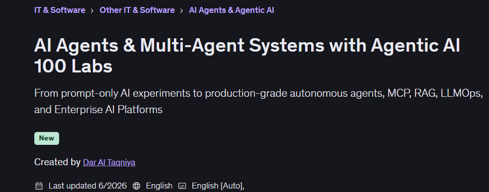 Bilder · AI Agent & Multi-Agent-Systeme Agentenbasierte KI 100 Labs 2026-6