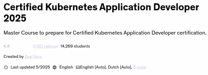 Pictures · Certified Kubernetes Application Developer 2025 2025-5