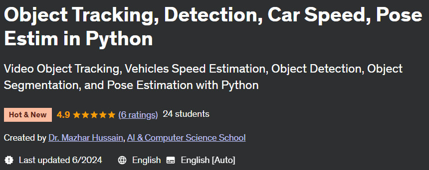 Pictures · Udemy — Object Tracking, Detection, Car Speed, Pose Estim in Python 2024-6