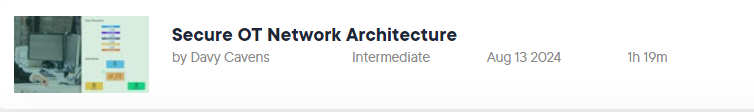 Pictures · Pluralsight — Secure OT Network Architecture 2024-7