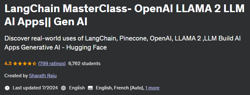 Pictures · LangChain MasterClass- OpenAI LLAMA 2 LLM AI Apps|| Gen AI 2024-7