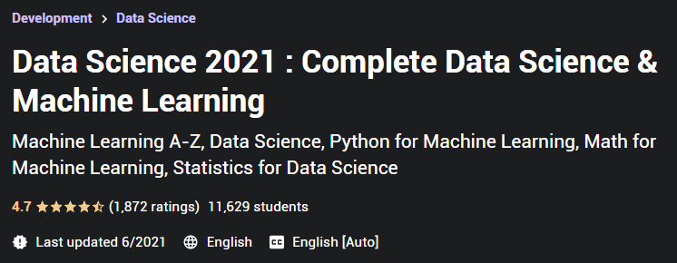Pictures · Udemy — Data Science 2021 : Complete Data Science & Machine Learning 2021-6