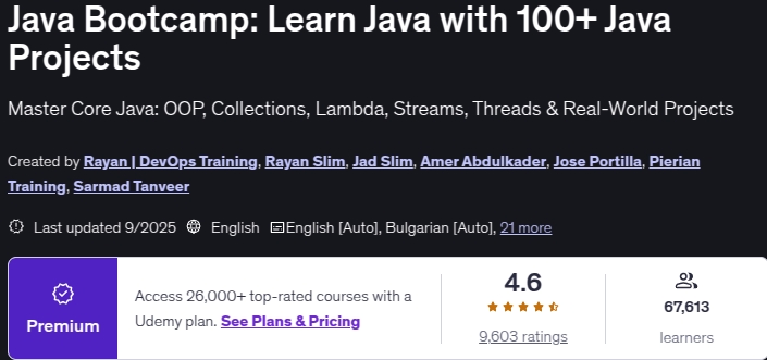 Pictures · Java Bootcamp: Learn Java with 100+ Java Projects 2025-9
