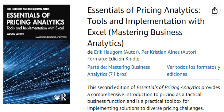تصاویر · Routledge – Pricing Analytics کے بنیادی اصول 2021