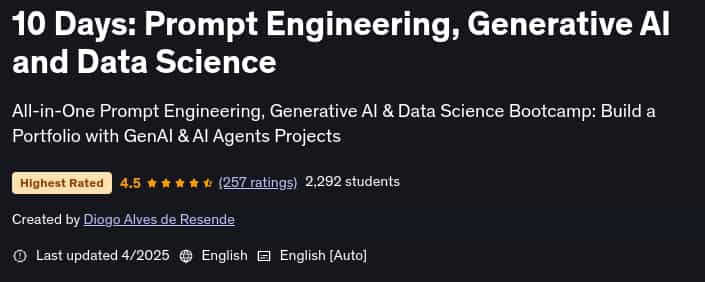 Pictures · Udemy — 10 Days: Prompt Engineering, Generative AI and Data Science 2025-4