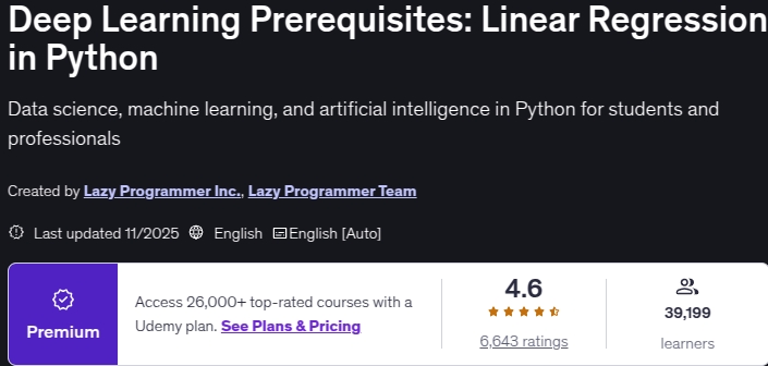 Pictures · Deep Learning Prerequisites: Linear Regression in Python 2025-11