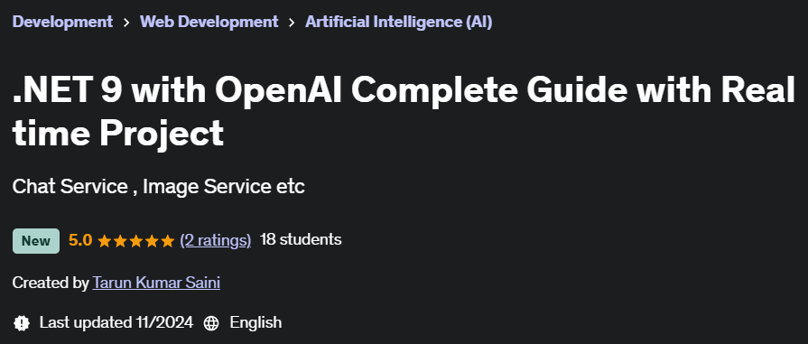Pictures · Udemy — .NET 9 with OpenAI Complete Guide with Real time Project 2024-11