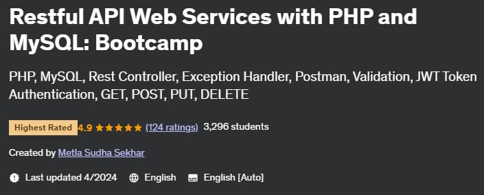 Pictures · Udemy — Restful API Web Services with PHP and MySQL: Bootcamp 2024-4