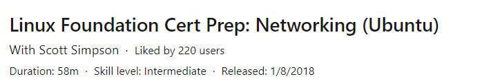 تصاویر · Linux بنیاد Cert Prep: نیٹ ورکنگ (Ubuntu) 2023-5