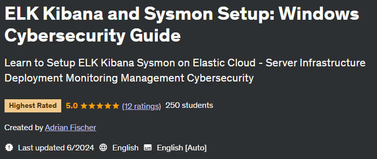 Pictures · Udemy — ELK Kibana and Sysmon Setup: Windows Cybersecurity Guide 2024-6