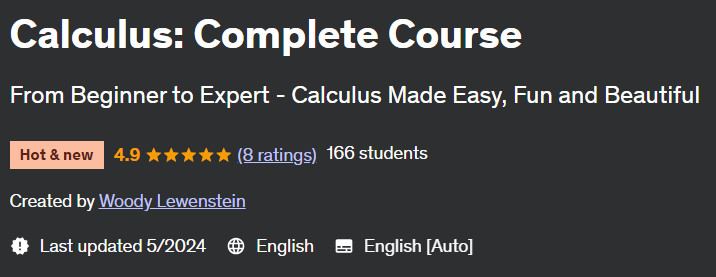 Pictures · Udemy — Calculus: Complete Course 2024-5