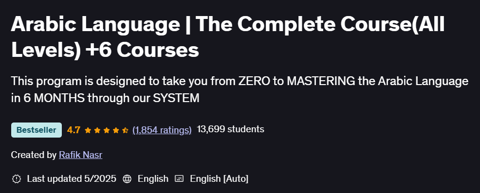 Pictures · Udemy — Arabic Language | The Complete Course(All Levels) +6 Courses 2025-5