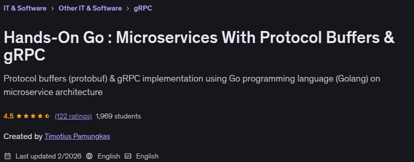Pictures · Hands-On Go : Microservices With Protocol Buffers & gRPC 2026-2