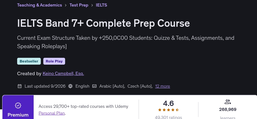 Imágenes · El grupo IELTS 7+ Curso Prep completo 2026-9