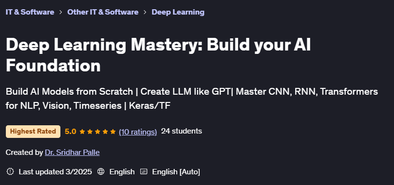 Pictures · Udemy — Deep Learning Mastery: Build your AI Foundation 2025-3