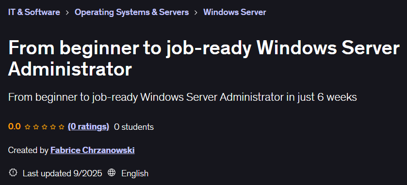 Pictures · Udemy — From beginner to job-ready Windows Server Administrator 2025-9