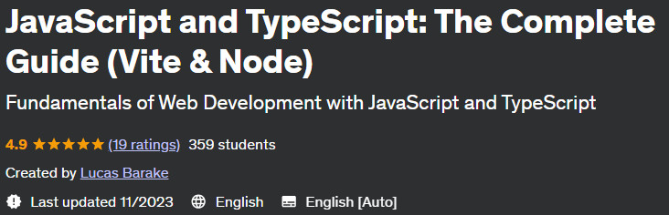 Pictures · JavaScript and TypeScript: The Complete Guide (Vite & Node) 2023-10
