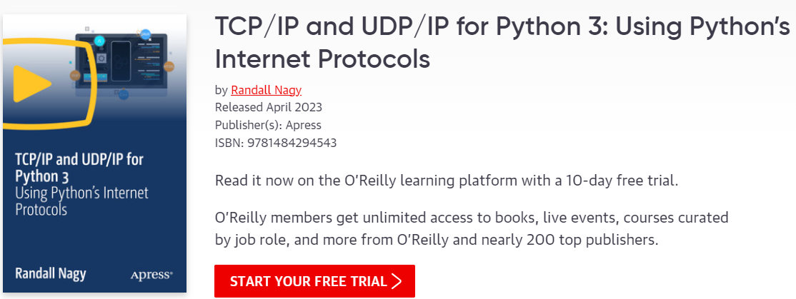 Pictures · Oreilly — TCP/IP and UDP/IP for Python 3: Using Python’s Internet Protocols 2023-4