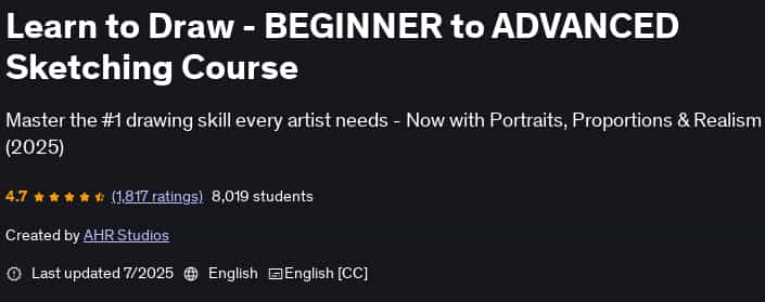 Pictures · Udemy — Learn to Draw – BEGINNER to ADVANCED Sketching Course 2025-7