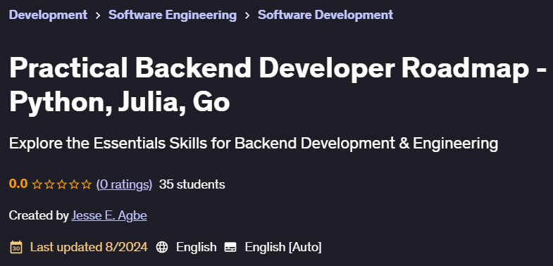 Pictures · Practical Backend Developer Roadmap – Python, Julia, Go 2024-4