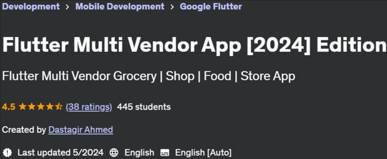 Pictures · Flutter Multi Vendor App [2024] Edition 2024-5