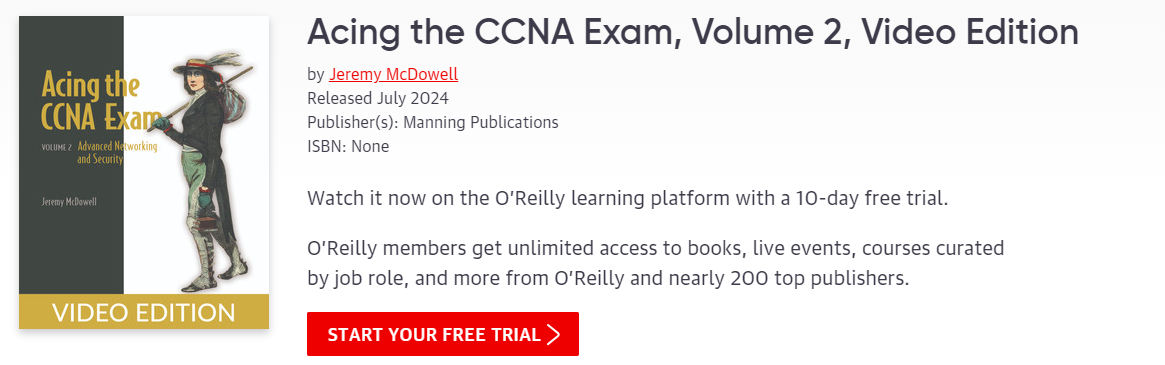 Pictures · Oreilly – Acing the CCNA Exam, Volume 2, Video Edition 2024-9