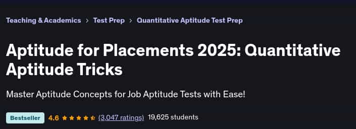Pictures · Udemy — Aptitude for Placements 2025: Quantitative Aptitude Tricks 2025-5