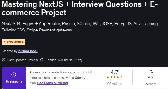 이미지 · 마스터 NextJS + 인터뷰 질문 + 전자 상거래 프로젝트 2025-1