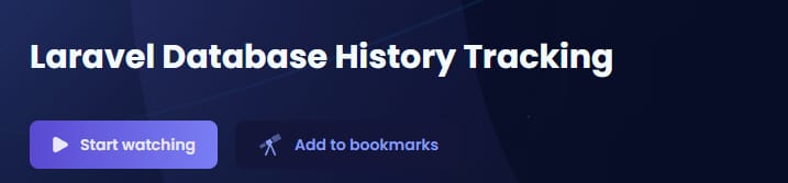 Pictures · Codecourse — Laravel Database History Tracking 2021-1