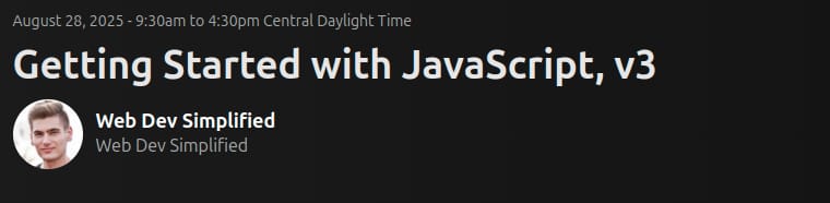 Pictures · Getting Started with JavaScript, v3 2025-8