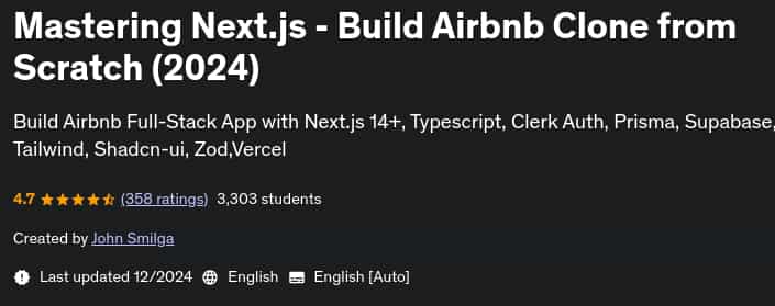 Pictures · Udemy — Mastering Next.js – Build Airbnb Clone from Scratch (2024) 2024-12