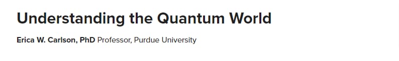 Pictures · Understanding the Quantum World 2019-5