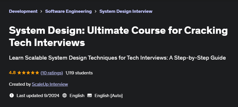 Pictures · Udemy — System Design: Ultimate Course for Cracking Tech Interviews 2024-9